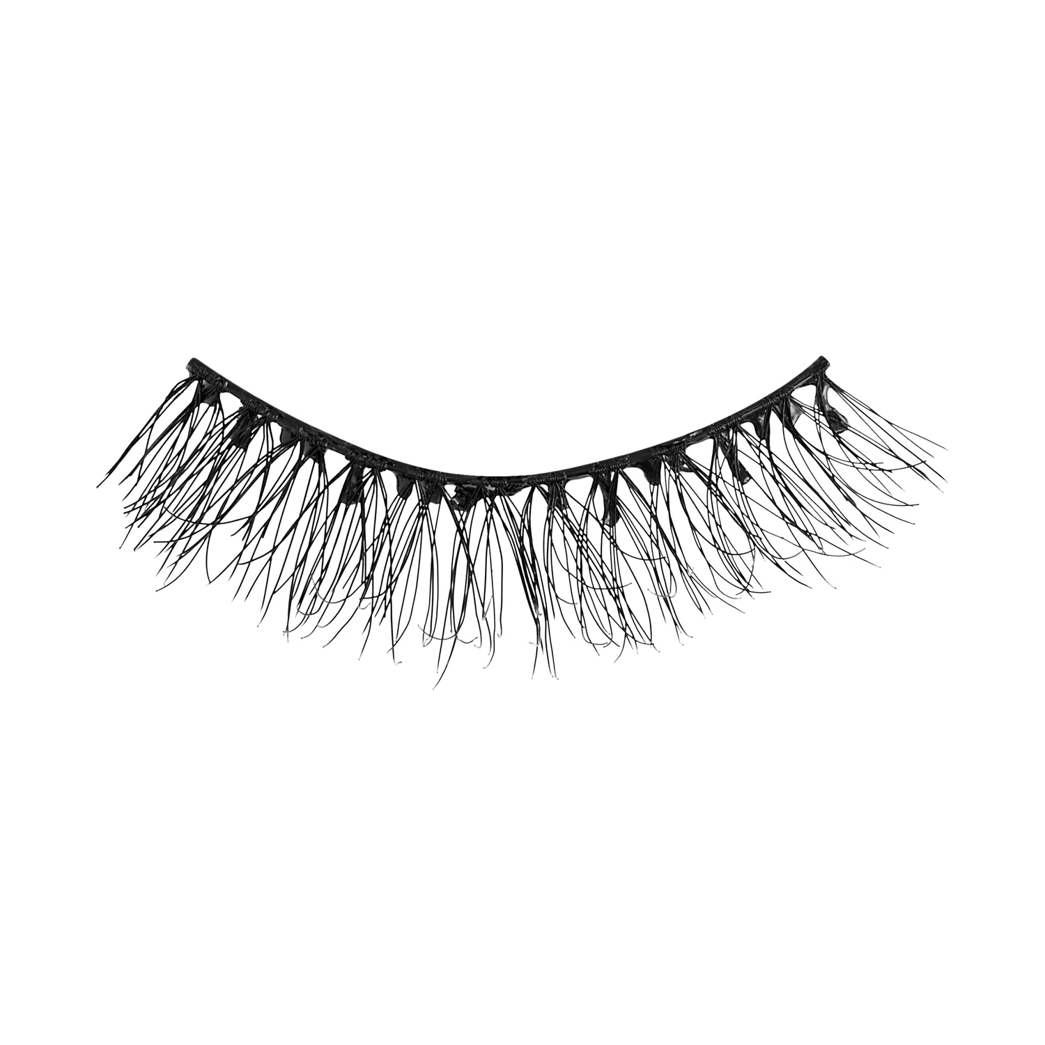 KISS imPRESS Pre-Glued Strip Lashes Kit, Classic Natural, 2 Pair Self Adhesive Eyelashes