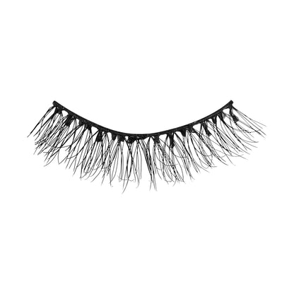 KISS imPRESS Pre-Glued Strip Lashes Kit, Classic Natural, 2 Pair Self Adhesive Eyelashes