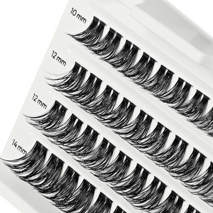 FALSCARA Lash Extensions, 40 Lash Clusters, Classic Volume