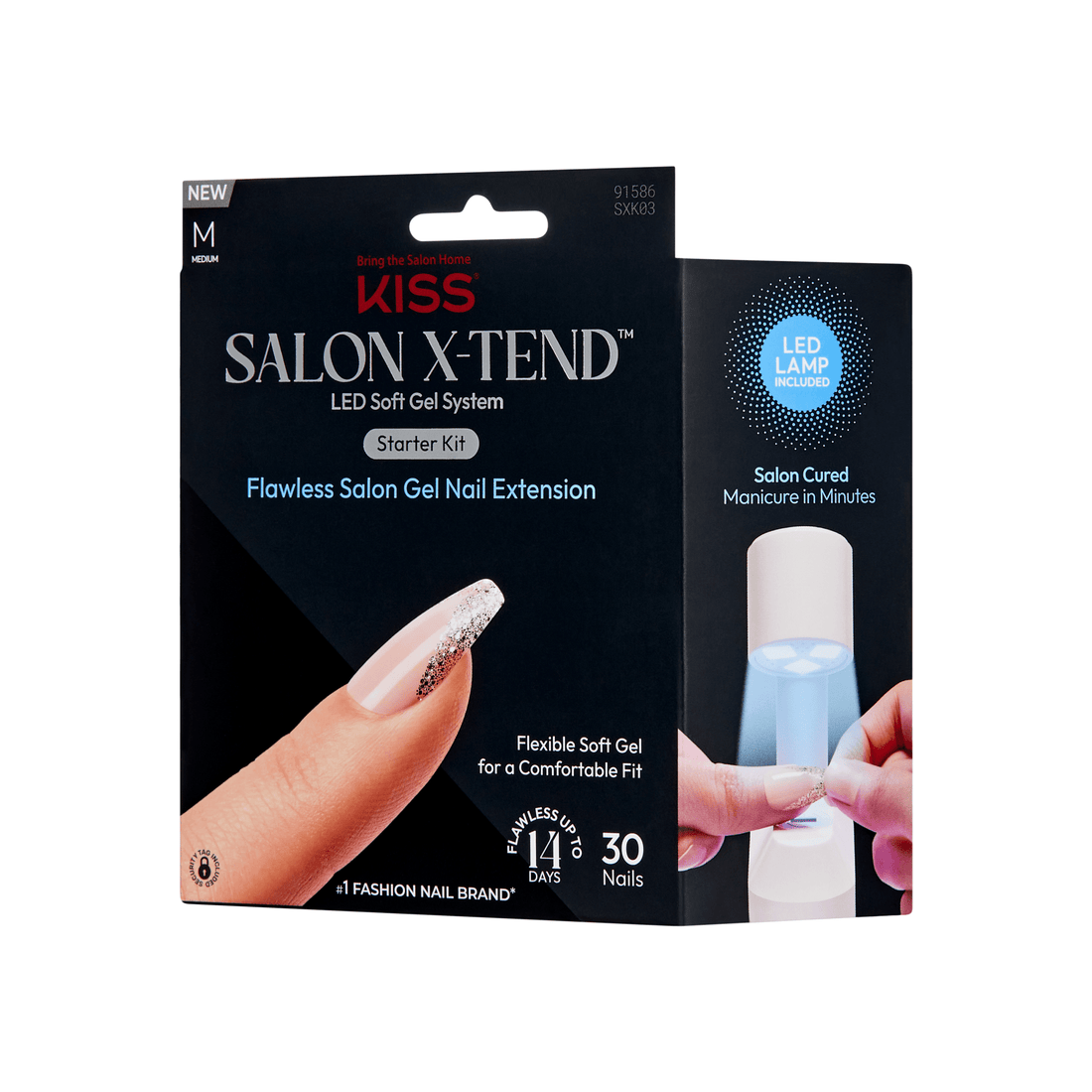 KISS Salon X-tend LED Soft Gel Starter Kit System - Perk