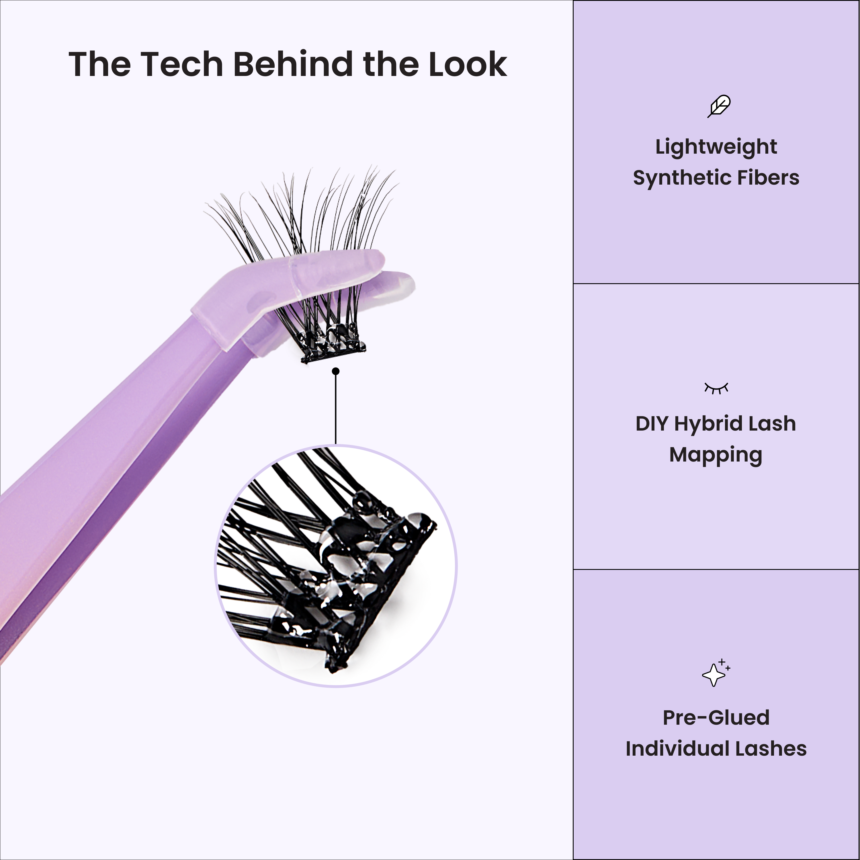 KISS imPRESS Pre-Glued Individual Lashes Multipack, Classic Wispy, 60 Lash Clusters