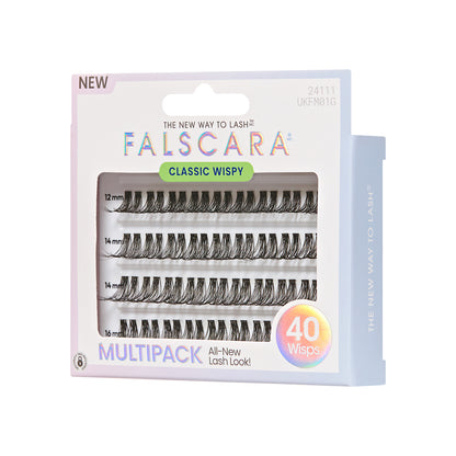 FALSCARA Lash Extensions, 40  Lash Clusters, Classic Wispy