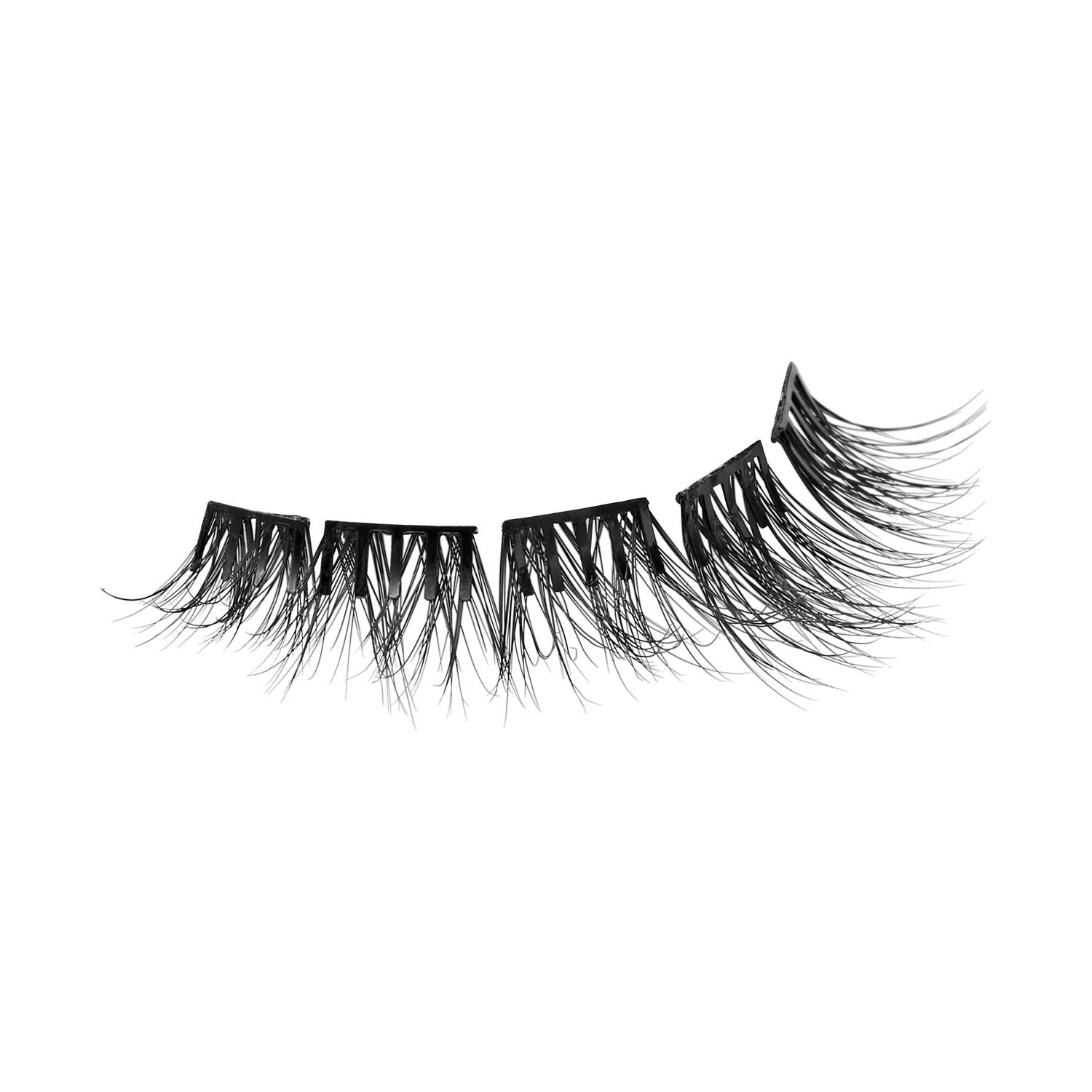 KISS imPRESS Pre-Glued Lash Clusters Kit, Faux Mink Volume, 36 Self Adhesive Eyelashes